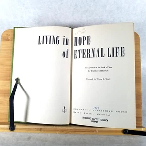 Living in Hope of Eternal Life: ...Titus - Hardcover by Paige Patterson - 1968 - Picture 1 of 12