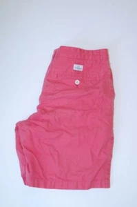 VINEYARD VINES Para Hombre Rojo Polvoriento 100 % Algodón Frontal Plano Club Corto Talla 30 - Imagen 1 de 8