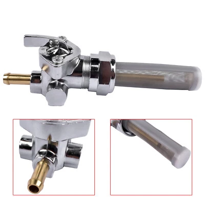 Válvula de combustible con grifo recto Petcock 22 mm para Harley FXS FXD FLH FLST FXR FLT FXWG Foto 1 de 4