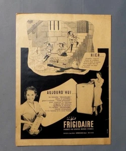 PUB PUBLICITE ANCIENNE ADVERT CLIPPING 150917/ FRIGIDAIRE PRODUIT GENERAL MOTORS - Picture 1 of 1