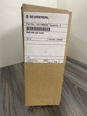 NOS SCHMERSAL BNS 33S-12Z Magnetic Stainless Non-Contact Safety Sensor 18mm -USA - Image 1 of 4