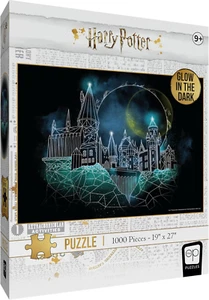Harry Potter Magic of Hogwarts Glow-in-The-Dark 1,000 Piece Jigsaw Puzzle New - Picture 1 of 3