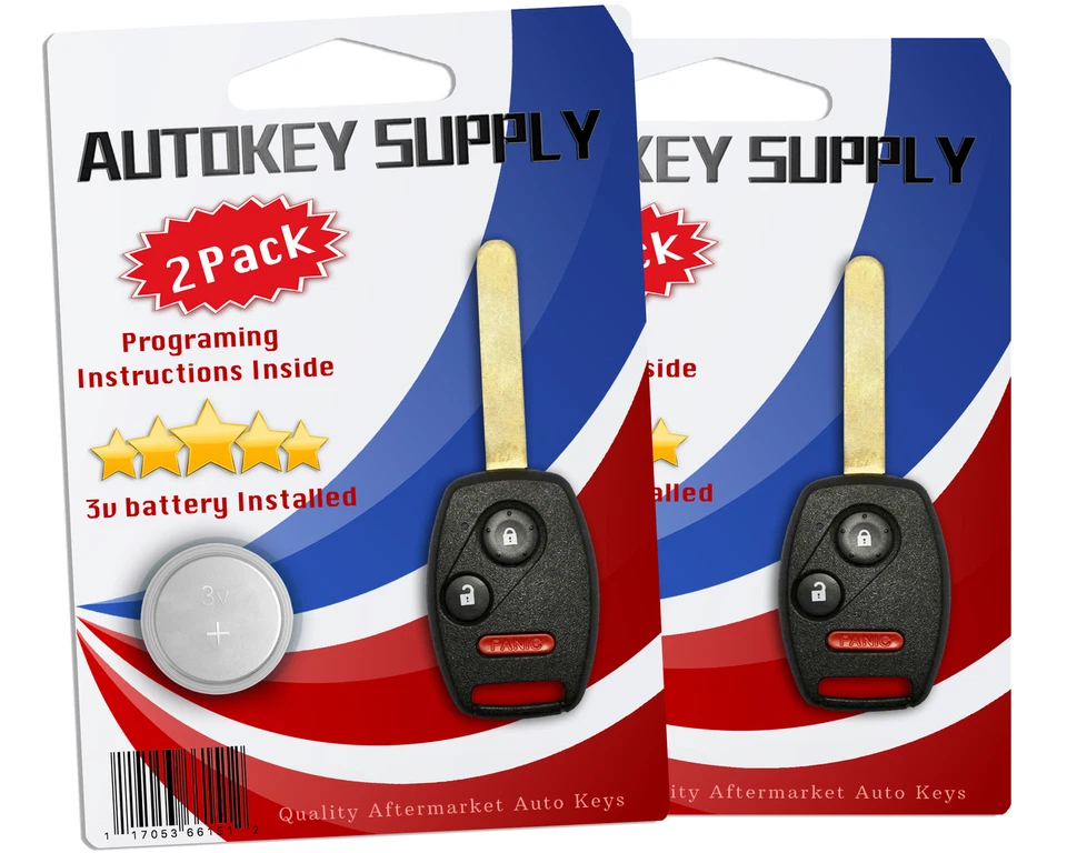 2 Mando a distancia de repuesto para Honda Ridgeline 06 07 08 09 10 2011 2012 2013 2014 Foto 1 de 4