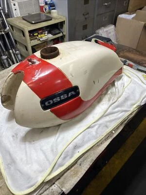70’s Ossa Vintage Ossa Gas Tank Six Tank Badges Days - Image 1 of 4