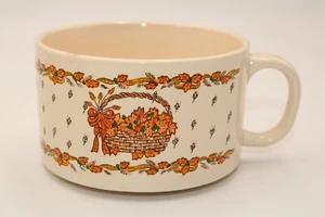 House of Lloyd Fall Harvest Basket Soup Mug Vintage 1991 - Picture 1 of 8