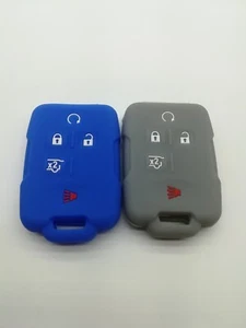 2*Fob Key Cover for 2015 2016 2017 2018 2019 2020 CHEVY TAHOE SUBURBAN GMC YUKON - Bild 1 von 6