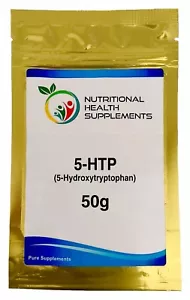 5-HTP 50g - 5-Hydroxytryptophan Griffonia Seed Extract Bulk Powder - Picture 1 of 2