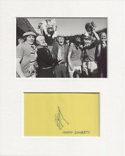 Tommy Docherty manchester united signed genuine authentic autograph AFTAL COA
