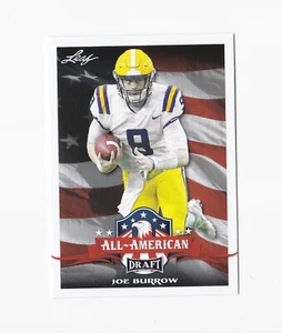 2020 Leaf Draft Football All-American RC Pick Your Card Burrow Tua Hurts Dobbins - Bild 1 von 32