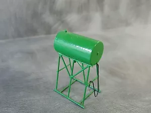 1/64 Custom scratch Farm green fuel Barrel on stand - Picture 1 of 2