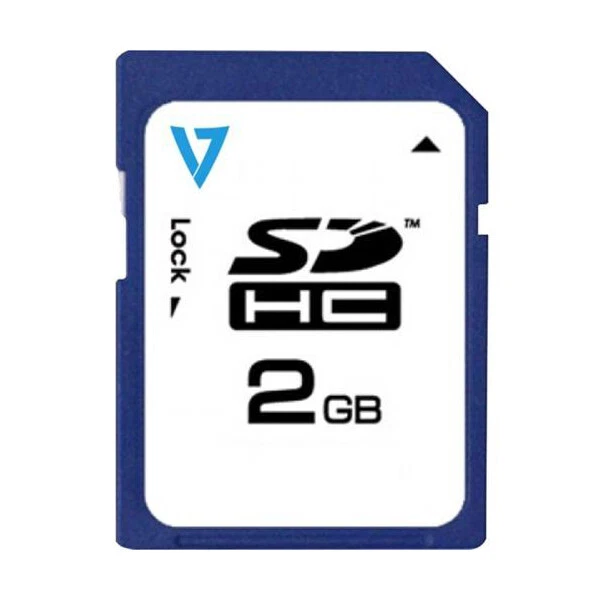 V7 2GB SD Secure Digital Memory Card, VASD2GR-1N    - Image 1 of 1