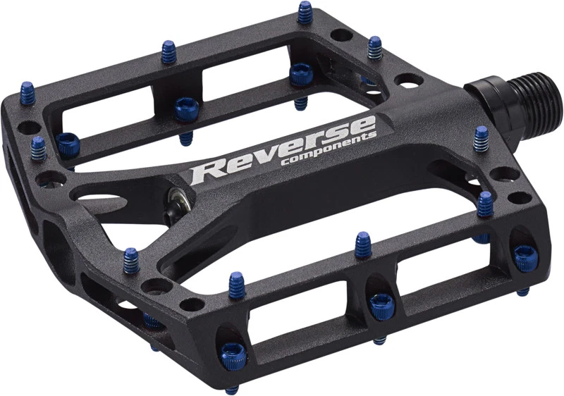 Reverse Black ONE Flat Fahrrad Pedal schwarz/dunkel blau - Bild 1 von 1