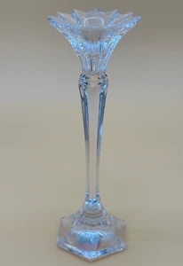 Mikasa Candle Holders Taper Excelsior Lead Crystal 9.75” Vintage - Picture 1 of 9