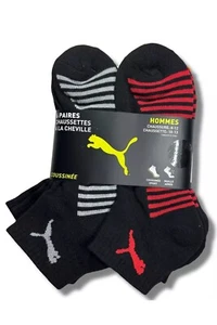PUMA SOCKS MEN'S - QUARTER CREW - SIZE 10-13 - PACK 6 - Picture 1 of 56