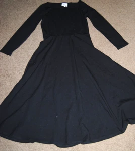 Neu ohne Etikett REFORMATION Wiley Stretch-Baumwoll-Midikleid schwarz Damengröße M 198 $ - Bild 1 von 8