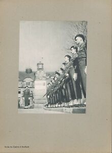 ÉCOLE des CADRES de ROUFFACH en Alsace Seconde Guerre Mondiale 39-45 Photo RARE 