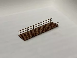 Wanderbrücke / landwirtschaftliche Brücke / 100x25mm / Lasercut - Bild 1 von 4