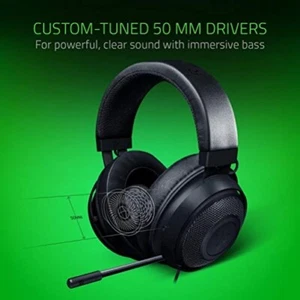 Razer Kraken 2019 Cuffie da gioco virtuali 7,1 3,5 mm multipiattaforma nere - Foto 1 di 4