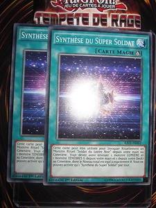 YU-GI-OH! COM SYNTHESE DU SUPER SOLDAT PLAYSET (2 CARTES) RATE-FR062 ED1 NEUF - Picture 1 of 1