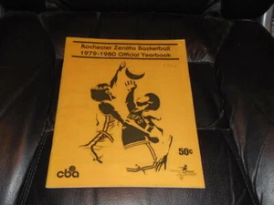 1979 1980 ROCHESTER ZENITHS CBA CONTINENTAL BASKETBALL YEARBOOK AND PROGRAM  - Picture 1 of 3