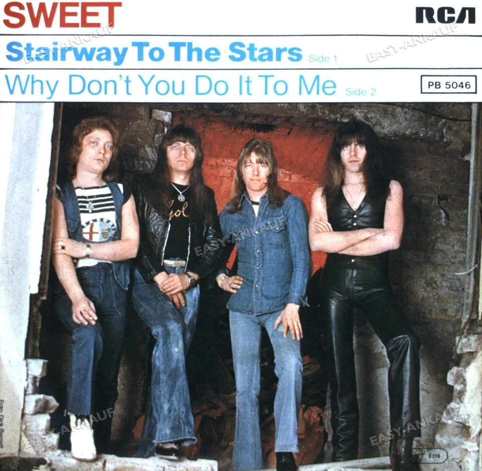 Sweet - Stairway To The Stars / Why Don't You Do It To Me 7" (VG) . - Image 1 of 1