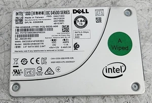 DELL INTEL S4500 SSDSC2KB038T7R 03RRN8 Solid State Drive 3.84TB 2.5" SATA 41%+ - Picture 1 of 3