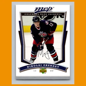 Nikolai Zherdev #30 2007-08 Upper Deck MVP Columbus Blue Jackets Hockey Card NHL - Picture 1 of 3