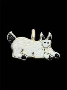 R Chee artisan sterling silver animal pendant for necklace vintage - Picture 1 of 13