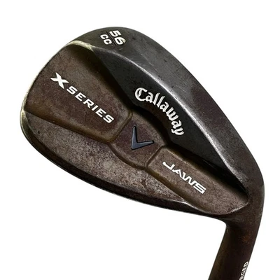 Callaway X Series Jaws Wedge 56* CC Rusty Forged MD Steel R Flex 12* Bounce RH - Image 1 of 4