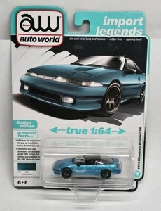 Auto World 1991 Mitsubishi Eclipse GSX Tennessee Blue 64502 B 1/64 - Picture 1 of 3