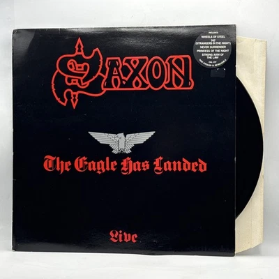Saxon - The Eagle Has Landed - 1982 UK 1st Press Album (EX) Ultrasonic Clean - Image 1 of 4
