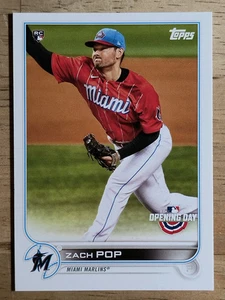 2022 Topps Opening Day #204 Zach Pop RC - Picture 1 of 2