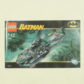 LEGO Batman The Batboat Hunt for Killer Croc 7780 Instruction Manual Only