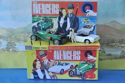 Corgi Toys GS 40 The Avengers  in  reprintbox Mit Schirm, Charme und Melone - Bild 1 von 4