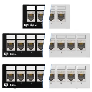Panneau de brassage Cat6 Cat6a Cat7 Cat8 RJ45 panneau de montage de bureau distributeur professionnel LAN - Photo 1/334