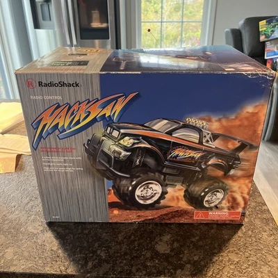 Vintage Radio Shack Hacksaw 4x4 Remote Control RC Truck tested and working  - Image 1 of 4