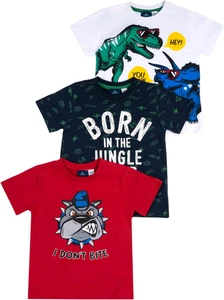 Chicco Set T-Shirt Con Maniche Corte in Cotone Magliette (Pacco Da 3) Bambini E - Imagen 1 de 3