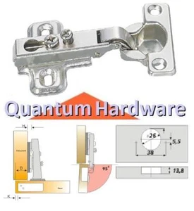 Schrank Unterputz MINI Euroscharnier 95 Grad für rahmenlose Schränke 24 Stück  - Bild 1 von 9