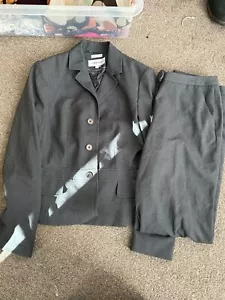 Calvin Klein Grey Suit Jacket And Trousers Size US 6 - Picture 1 of 7