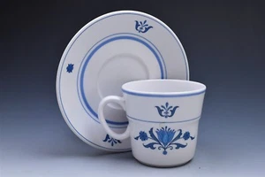 Noritake Progression Japan Blue Haven 9004 Tasse und Untertasse - Bild 1 von 2