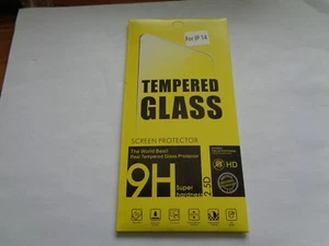 New Box of 10 tempered glass IP14 screen protector . see pictures - Zdjęcie 1 z 2
