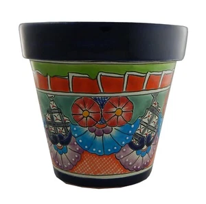 TALAVERA MESSICANA CERAMICA FIORIERA FIORIERA CERAMICA 13 - Foto 1 di 2