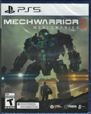 MechWarrior 5: Mercenaries PS5 (Brand New Factory Sealed US Version) PlayStation - Image 1 of 3