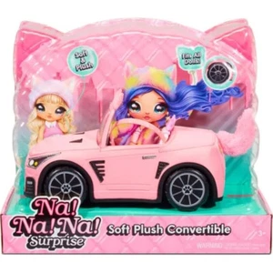 Na! Na! Na! Surprise Soft Plush Convertible Kitty Sports Car - Picture 1 of 2