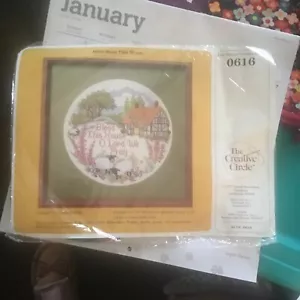 Vintage The Creative Circle 0616 Bless This House Cross Stitch Kit - Picture 1 of 2