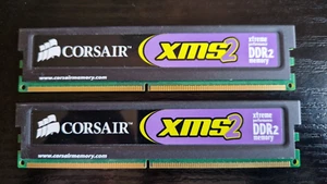 Corsair CM2X1024-6400 DDR2 RAM 800MHz 2x1GB 5-5-5-18 - Photo 1/2