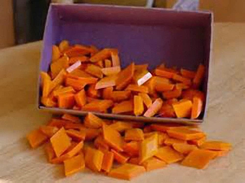 Diamond-Shaped DYE COLOR CHIPS for Candle Coloring 50's  (You Choose Color) - Image 1 of 2