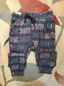 NWT Cotton:On AC/DC Black Blow Up Your Video Lounge Pants Small Sm S - Picture 1 of 6