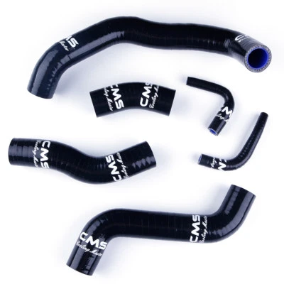 Silicone Radiator Coolant Hoses For 2001-2007 Kawasaki ZRX1200R ZRX 1200 R Black Foto 1 de 4