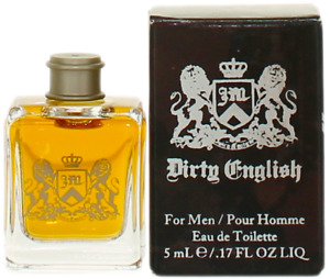 Dirty English by Juicy Couture For Men EDT Cologne Splash 0.17oz New In Box
